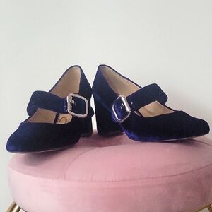 Sam Edelman Elegant Velvet Mary Jane Heels
